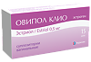 Овипол Клио суппозитории вагинальные 0,5 мг 15 шт
