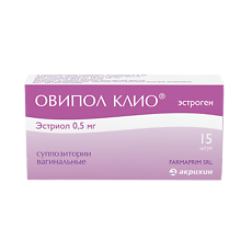 Купить Овипол Клио суппозитории вагинальные 0,5 мг 15 шт цена