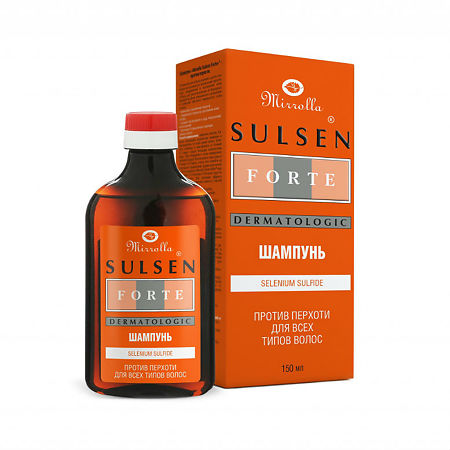Изображение товара Mirrolla Сульсен Форте шампунь 150 мл 1 шт