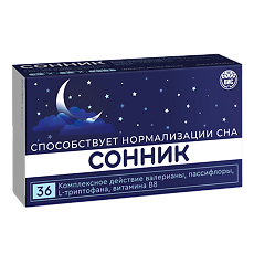 Изображение товара Сонник / Sonnik капсулы по 0,3 г 36 шт