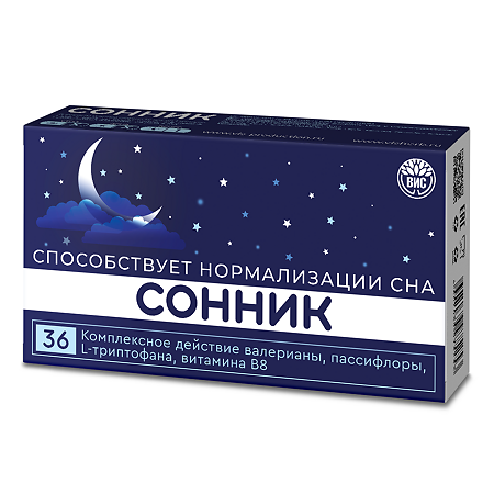 Сонник / Sonnik капсулы по 0,3 г 36 шт