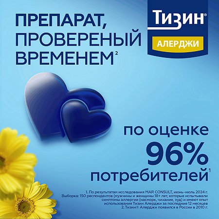 Тизин Алерджи спрей назальный 50 мкг/доза 10 мл 1 шт