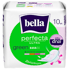Купить Bella Прокладки Perfecta Ultra Green ультратонкие 10 шт цена
