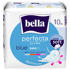 Изображение товара Bella Прокладки Perfecta Ultra Blue ультратонкие 10 шт