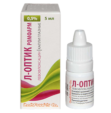 Купить Л-Оптик Ромфарм капли глазные 0,5 % 5 мл 1 шт цена