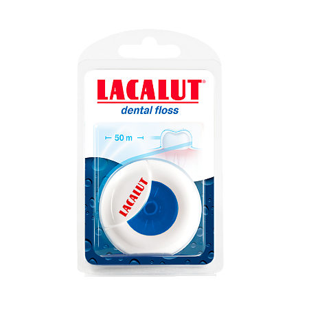 Lacalut Dental floss зубная нить 50 м 1 шт