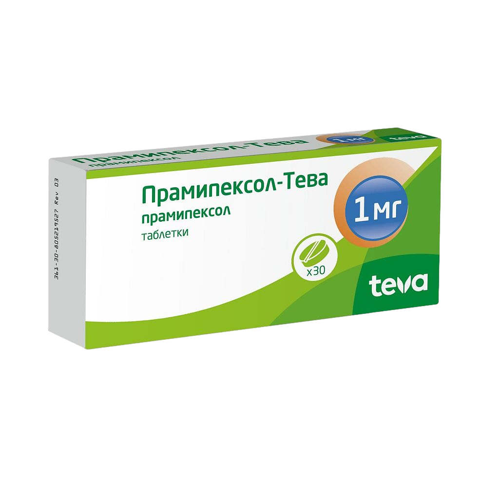 Прамипексол-Тева, таблетки 1 мг 30 шт - , цена и отзывы .