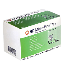 Купить Иглы BD Micro-Fine Plus 0,23 мм (32G) х 4 мм 100 шт цена