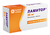 Ламитор таблетки 25 мг 30 шт