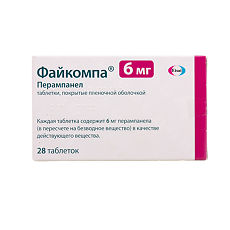 Купить Файкомпа таблетки покрыт.плен.об. 6 мг 28 шт цена