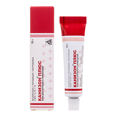 Канизон плюс крем для наружного применения 0,05%+0,1%+1% туба 15 г 1 шт