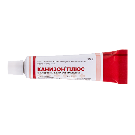 Канизон плюс крем для наружного применения 0,05%+0,1%+1% туба 15 г 1 шт