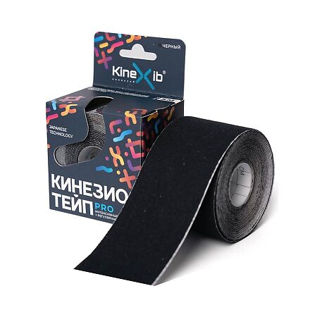 Кинезио-тейп Kinexib Pro черный 5 м х 5 см 1 шт