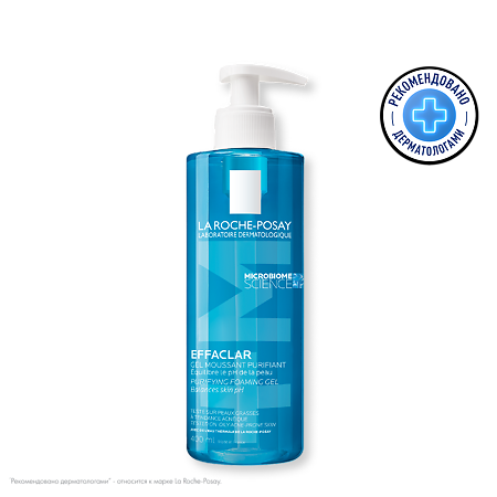 La Roche-Posay Effaclar Гель очищающий для чувствительной кожи лица и тела 400 мл 1 шт