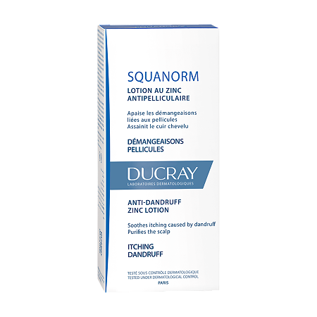 Ducray Squanorm лосьон от перхоти с цинком для жирной чувствительной кожи 200 мл 1 шт