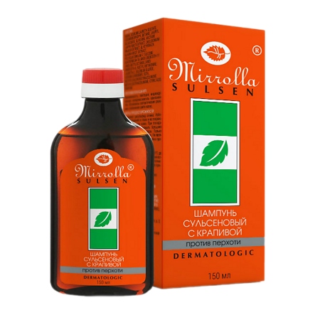 Mirrolla Сульсен шампунь с крапивой 150 мл 1 шт
