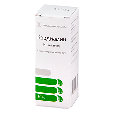 Купить Кордиамин капли для приема внутрь 25 % 30 мл 1 шт цена