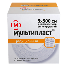 Изображение товара Пластырь Мультипласт 5х500 см 1 шт