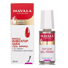 Купить Mavala Гель фиксатор лака Финиш Top Coat Gel Finish 10 мл 1 шт цена