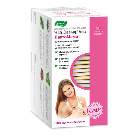 Изображение товара Чай Эвалар Био ЛактоМама фильтр-пакеты по 1,5 г 20 шт