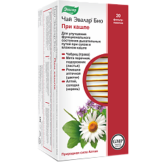 Купить Чай Эвалар Био при кашле фильтр-пакеты по 1,2 г 20 шт цена