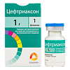 Цефтриаксон порошок д/приг раствора для в/в и в/м введ 1 г фл 1 шт