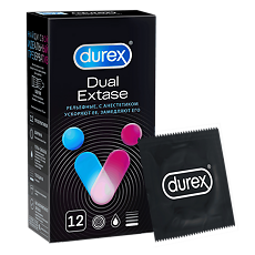 Изображение товара Презервативы Durex Dual Extase 12 шт