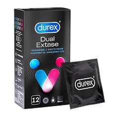 Купить Презервативы Durex Dual Extase 12 шт цена