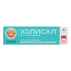 Купить Холисал гель стоматологический 15 г 1 шт цена