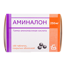 Изображение товара Аминалон таблетки покрыт.об. 250 мг 100 шт