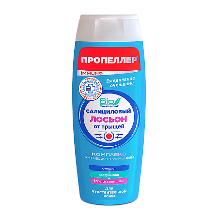 Изображение товара Антиугревой салициловый лосьон для чувствительной кожи 100 мл Народные Промыслы