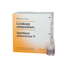 Купить Церебрум композитум Н раствор для в/м и п/к введ. 2,2 мл 100 шт цена