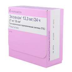 Купить Экселон трансдермальная терапевтическая система 13,3 мг/24 ч пак 30 шт цена