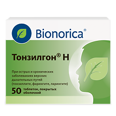 Изображение товара Тонзилгон Н таблетки покрыт.об. 50 шт