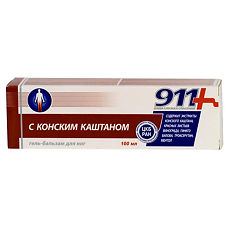 Купить 911 Гель-бальзам с конским каштаном для ног 100 мл 1 шт цена