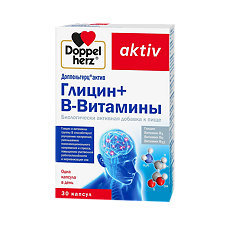 Изображение товара Доппельгерц Актив Глицин+В-витамины капсулы массой 610 шт 30 шт