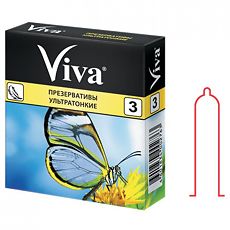 Изображение товара Презервативы Viva ультратонкие 3 шт