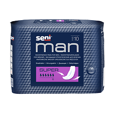 Купить Seni Man Super вкладыши урологические 10 шт цена