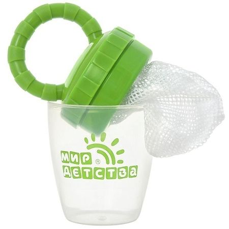 Изображение товара Мир Детства сетка для прикорма 6+ с ручкой и контейнером