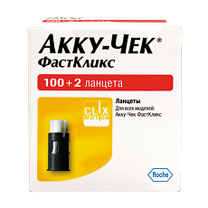 Купить Ланцеты Акку-Чек ФастКликс 102 шт цена