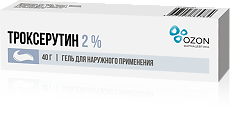 Купить Троксерутин гель для наружного применения 2 % 40 г 1 шт цена