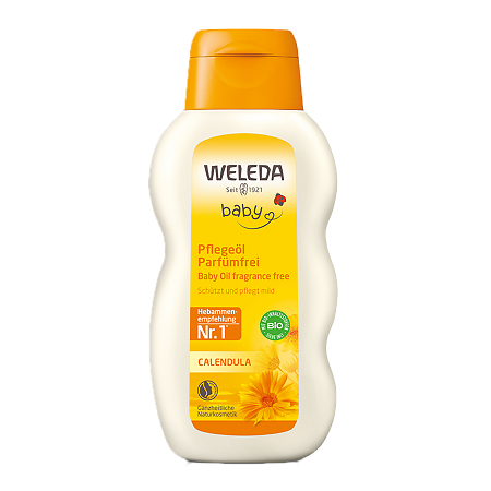 Изображение товара Детское масло с календулой Weleda 200 мл для ухода за кожей малыша
