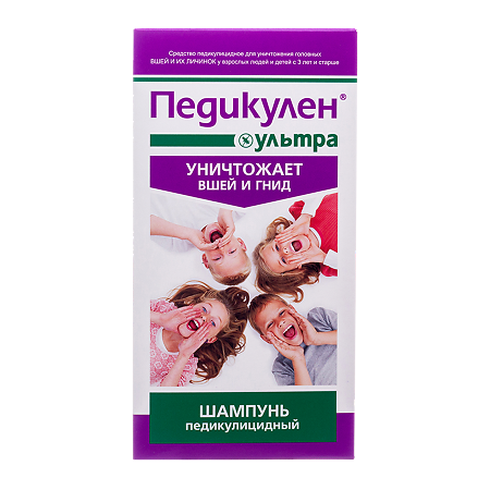 Изображение товара Педикулен Ультра шампунь 200 мл 1 шт