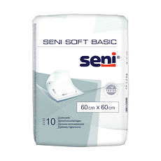 Купить Seni Soft Basic простыни (пеленки) 60х60см 10 шт цена