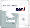 Seni Soft Basic простыни (пеленки) 90х60см 30 шт