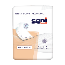 Купить Seni Soft Normal простыни (пеленки) 60х60см 10 шт цена
