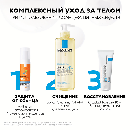 La Roche-Posay Anthelios Dermo-Kids Baby молочко солнцезащитное для младенцев и детей SPF 50+ 50 мл 1 шт