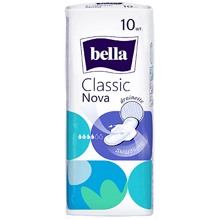Bella Прокладки Classic Nova drainette 10 шт