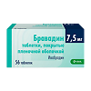 Бравадин таблетки покрыт.плен.об. 7,5 мг 56 шт
