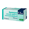 Бравадин таблетки покрыт.плен.об. 7,5 мг 56 шт